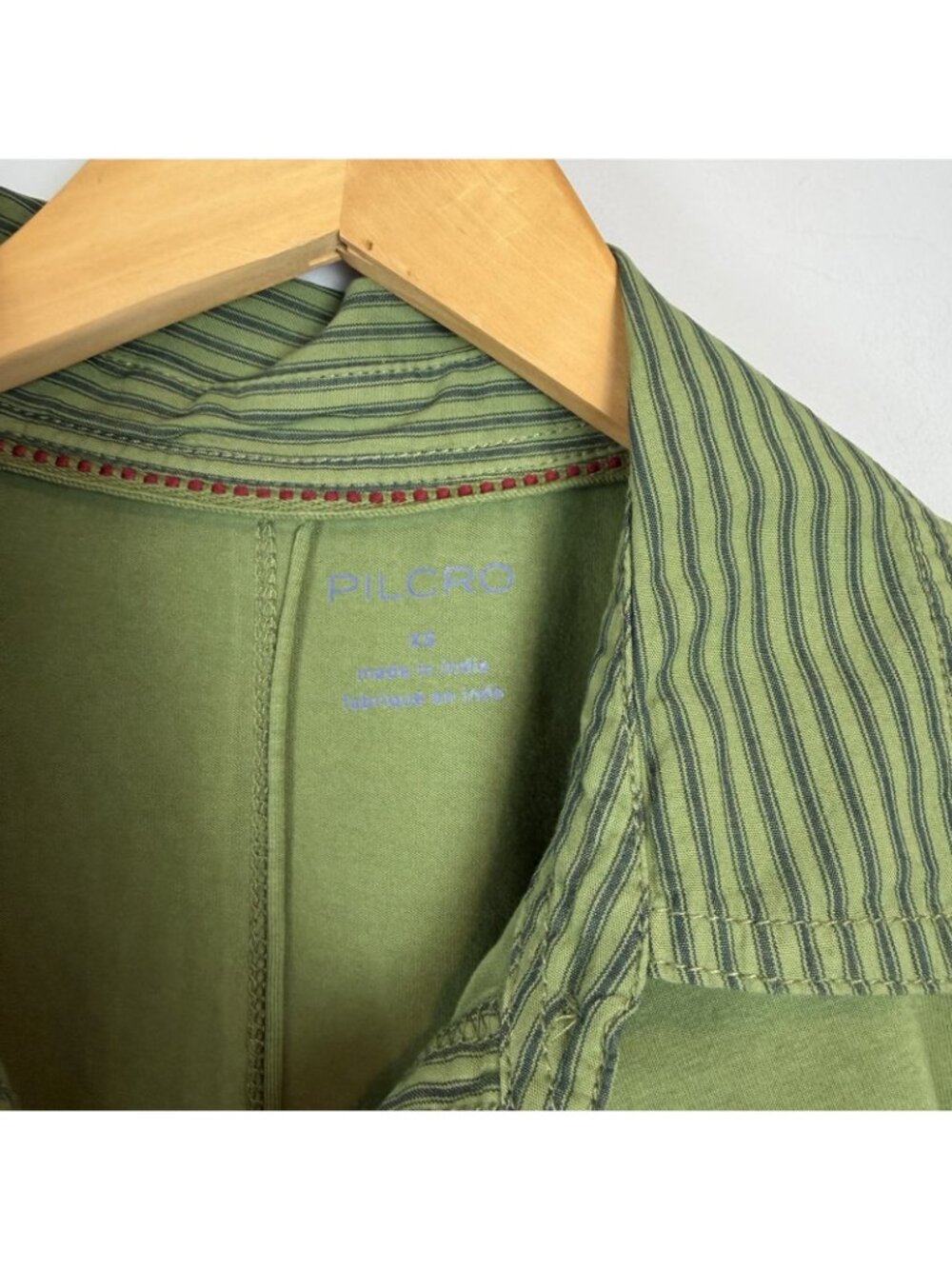Pilcro Polo Tank Womens Size XS Olive Green NWT Anthropologie Ruched Sleeveless - Picture 4 of 10
